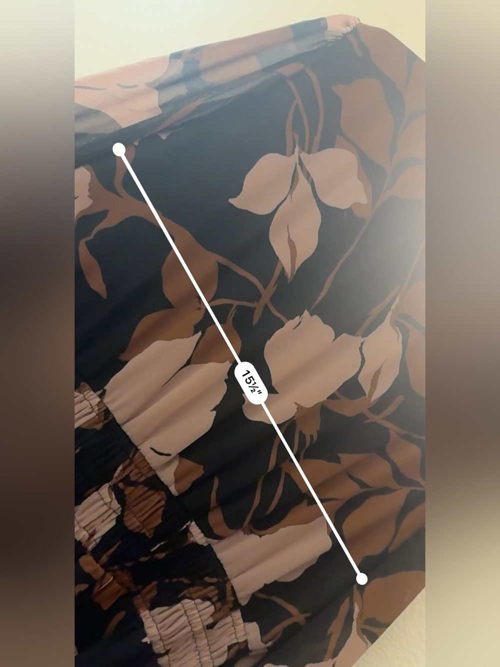 Taylor Floral V-Neck Long Sleeve Maxi Dress - Black, Pink & Brown - Picture 5 of 6